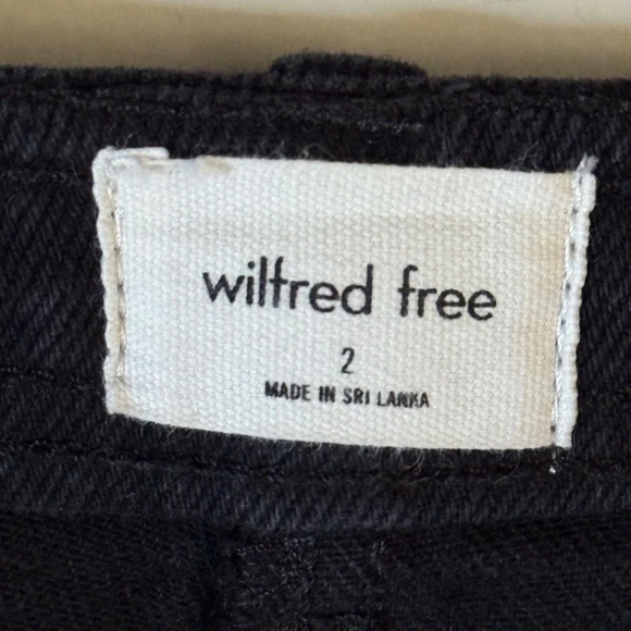 Aritzia Wilfred Free Modern Utility Pant Women's Size 2 in Black - Picture 5 of 8